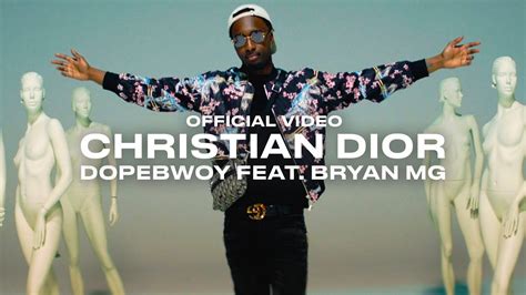 christian dior dopebwoy|dopebwoy debut album.